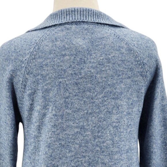 NWT Soft Surroundings Alice Sweater Dusty Heather Blue Collared Sweater PXL - Picture 5 of 9